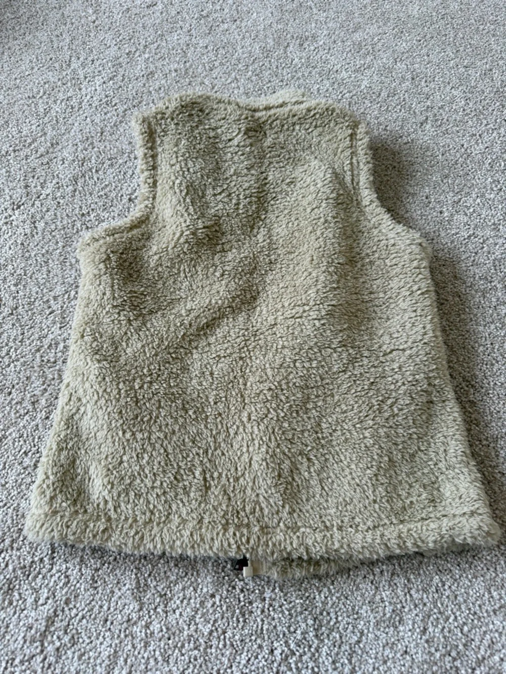 NWT Patagonia Girls Los Gatos fleece vest El Cap Khaki XL 14
